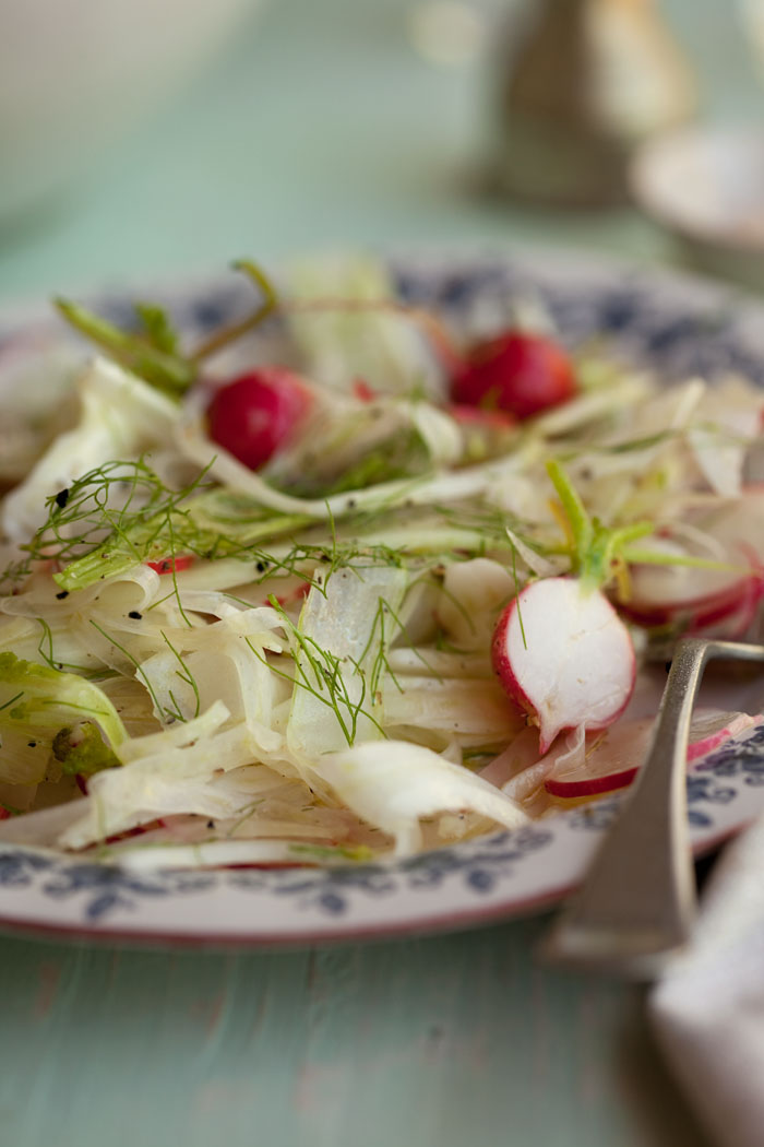 jamie olivers easy fennel and radish salad recipe | Drizzle and Dip