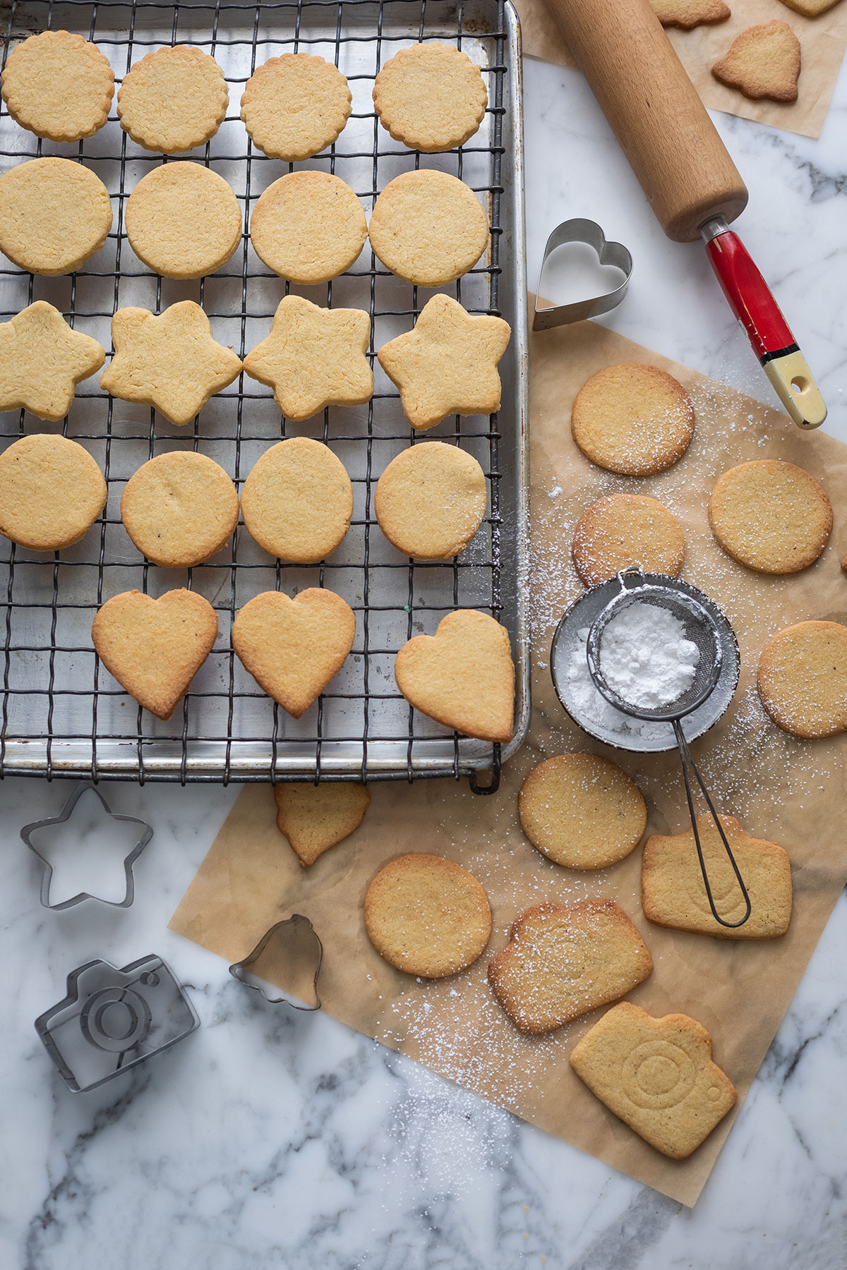 Vanilla snap biscuits, a delicious little cookie recipe