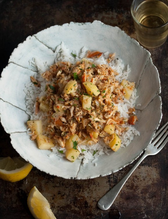 Smoorsnoek recipe a South African classic recipe • Drizzle and Dip A bowl of smoorsnoek