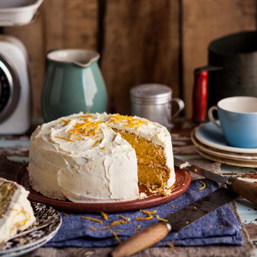 Orange cake with orange buttercrem from Sweet - By Sam Linsell