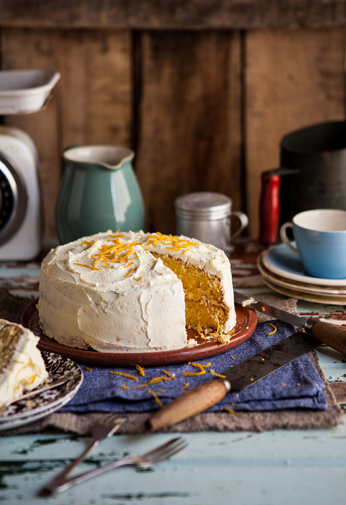 Orange cake with orange buttercrem from Sweet - By Sam Linsell
