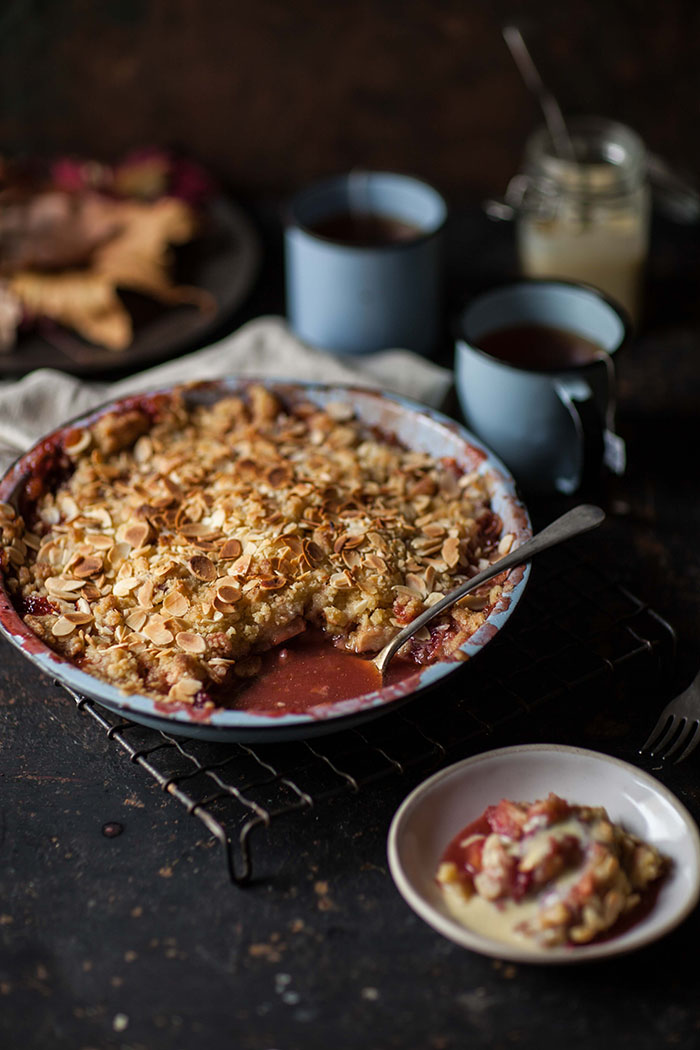 The best apple and strawberry crumble