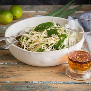 easy asian dressing & slaw