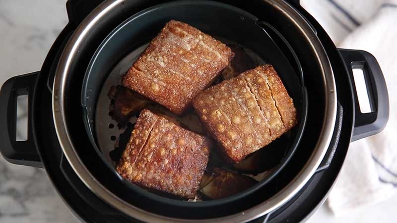 How to make crispy pork belly in the Instant Pot Duo Crisp