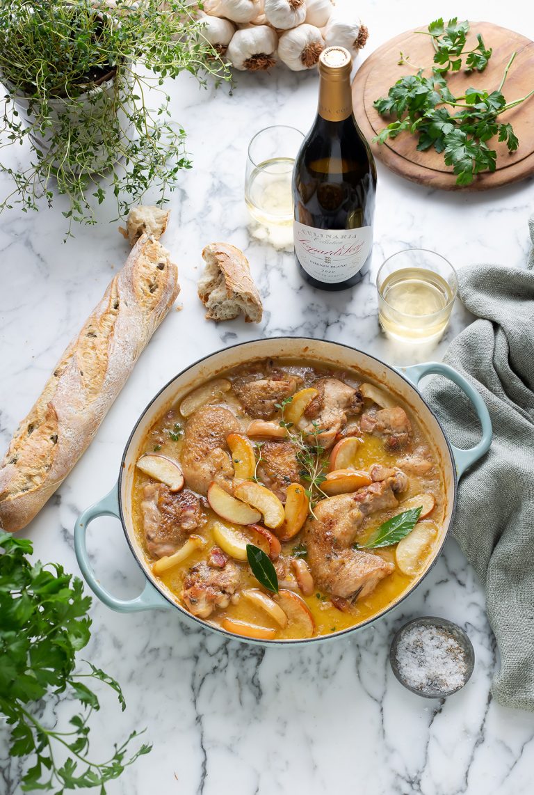 A classic French chicken Normandy recipe
