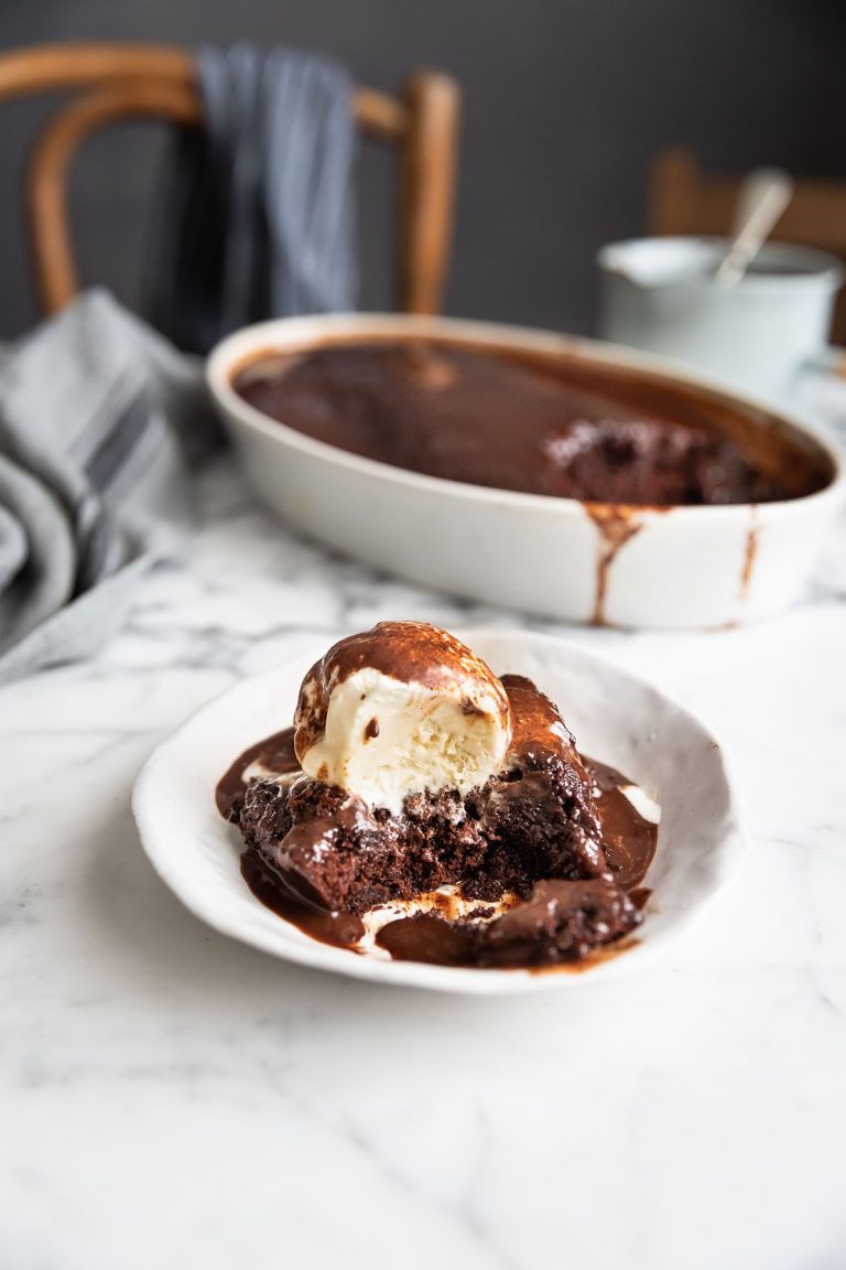 The best chocolate malva pudding recipe with hot chocolate fudge sauce