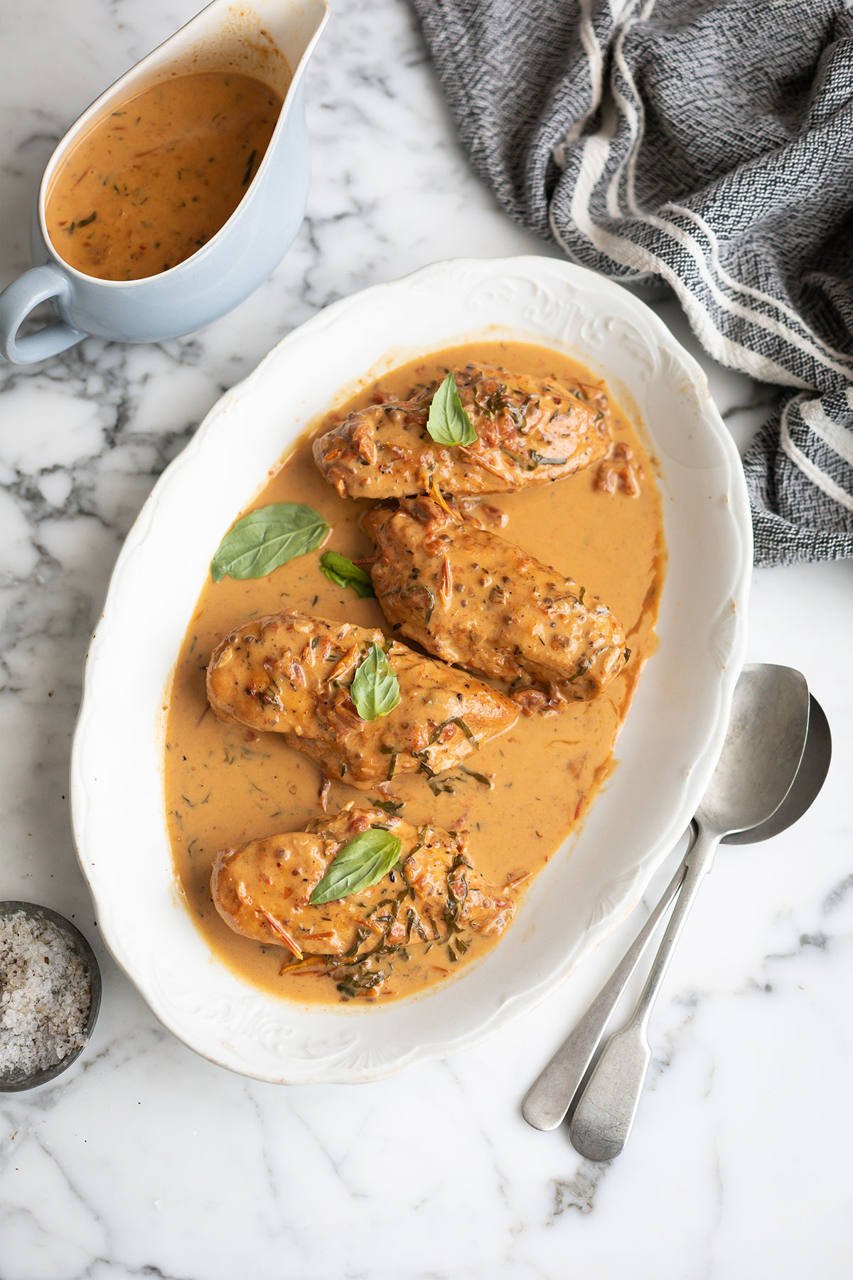 The viral Marry Me chicken in an Instant Pot
