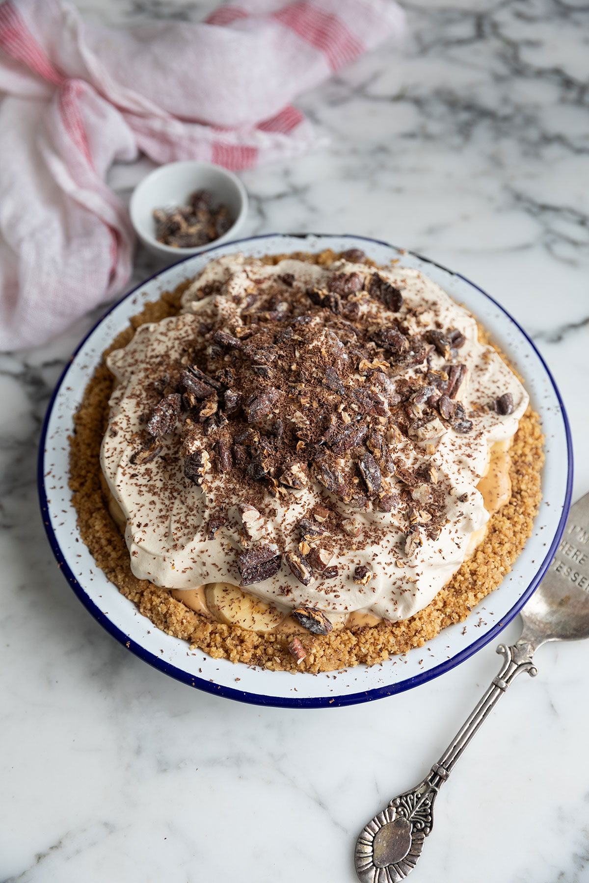 The best banoffee pie with miso & pecans recipe