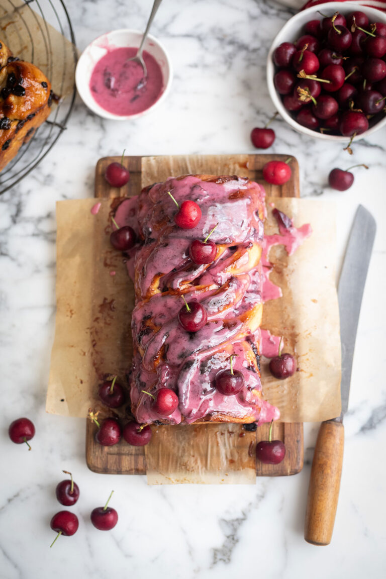 The Ultimate Cherry Babka with Instant Pot Cherry Filling