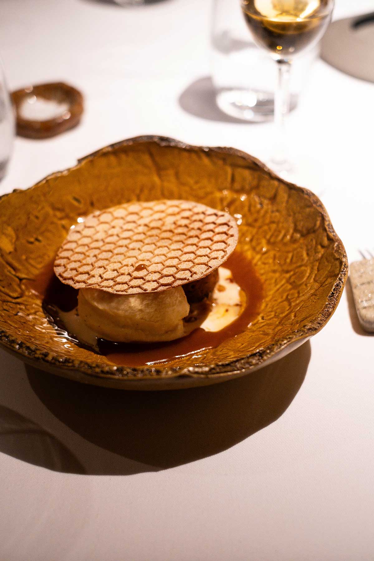 Boscia dessert • Drizzle and Dip The dessert at Boscia at Tswalu