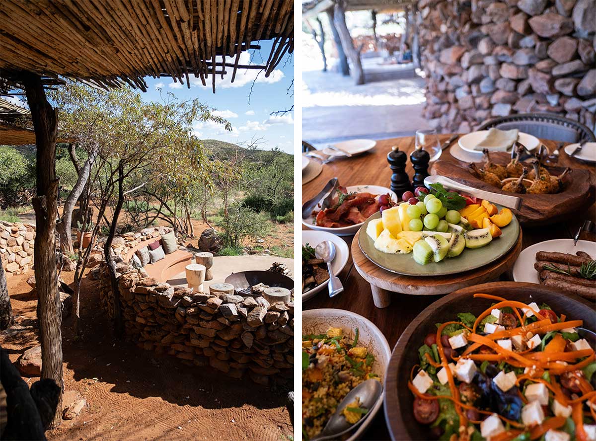 Tarkuni-boma-and-food • Drizzle and Dip Tarkuni House outside area